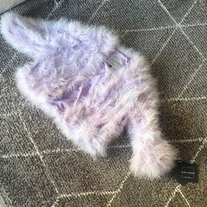 Linda Richards New York Genuine Feather Bolero Jacket